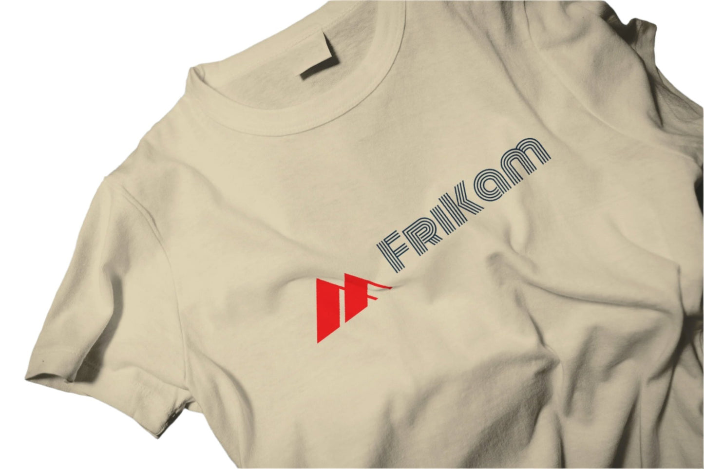 Premium Cotton T-Shirt (Beige) - FriKam