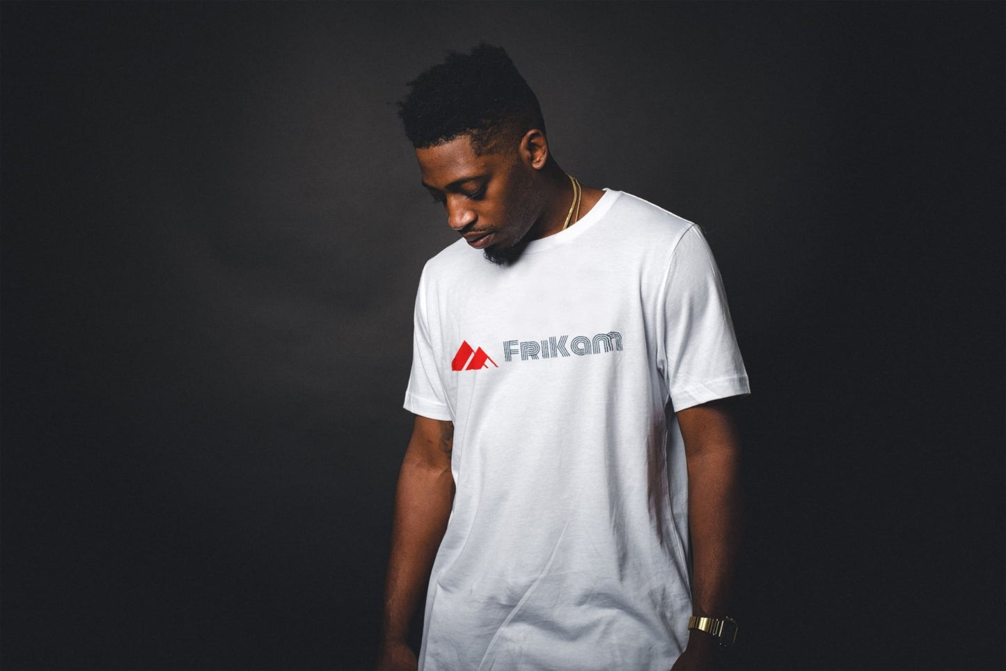Premium Cotton T-Shirt (White) - FriKam