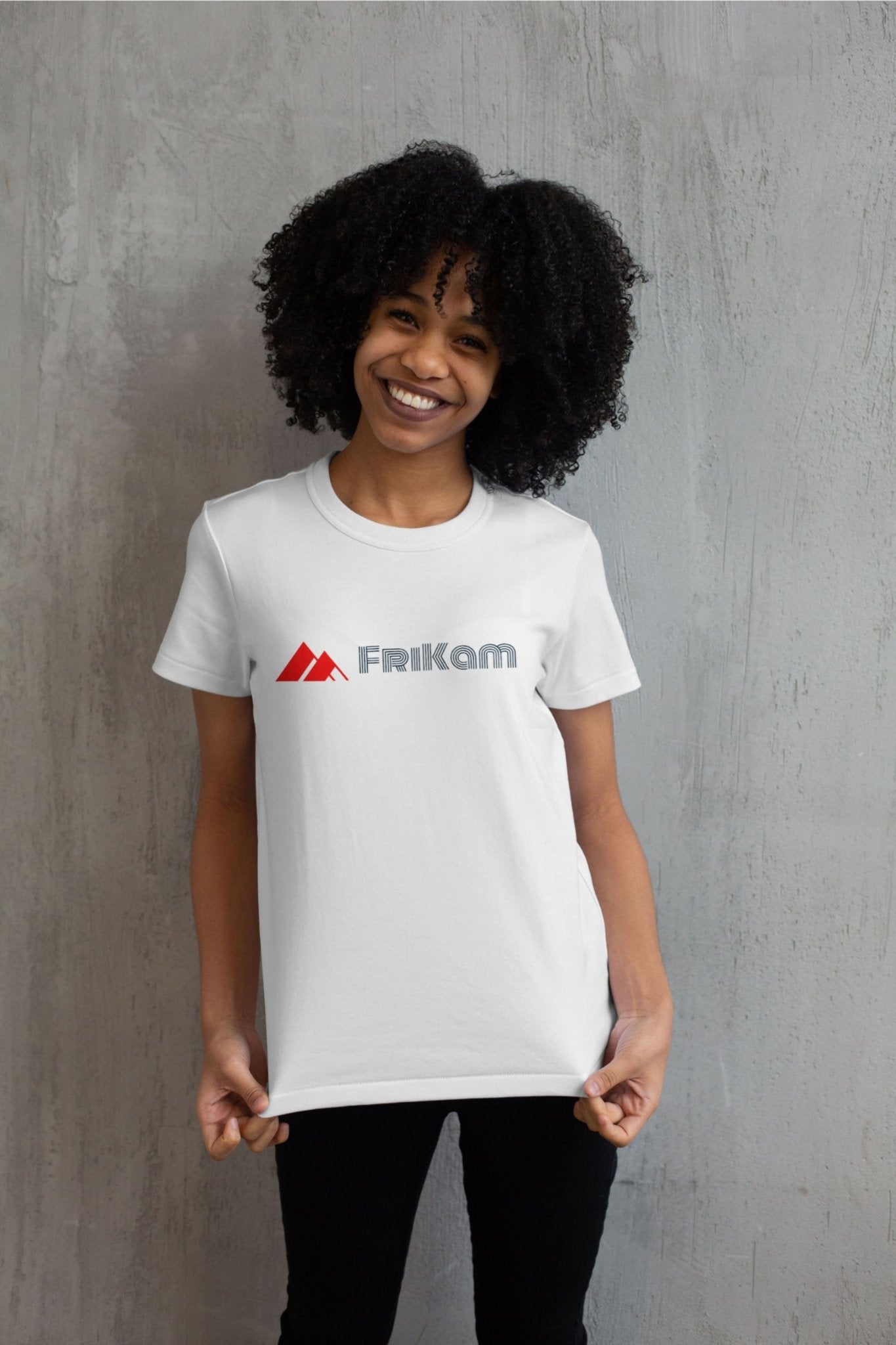 Premium Cotton T-Shirt (White) - FriKam