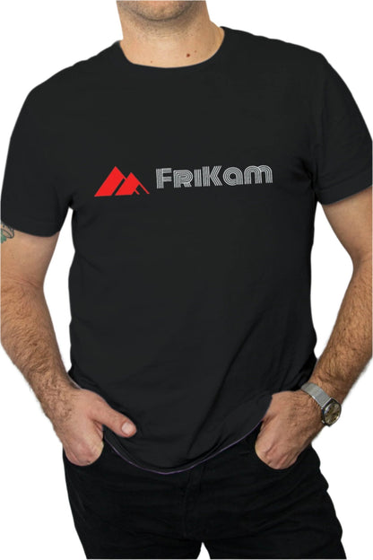 Premium Cotton T-Shirt (Black) - FriKam