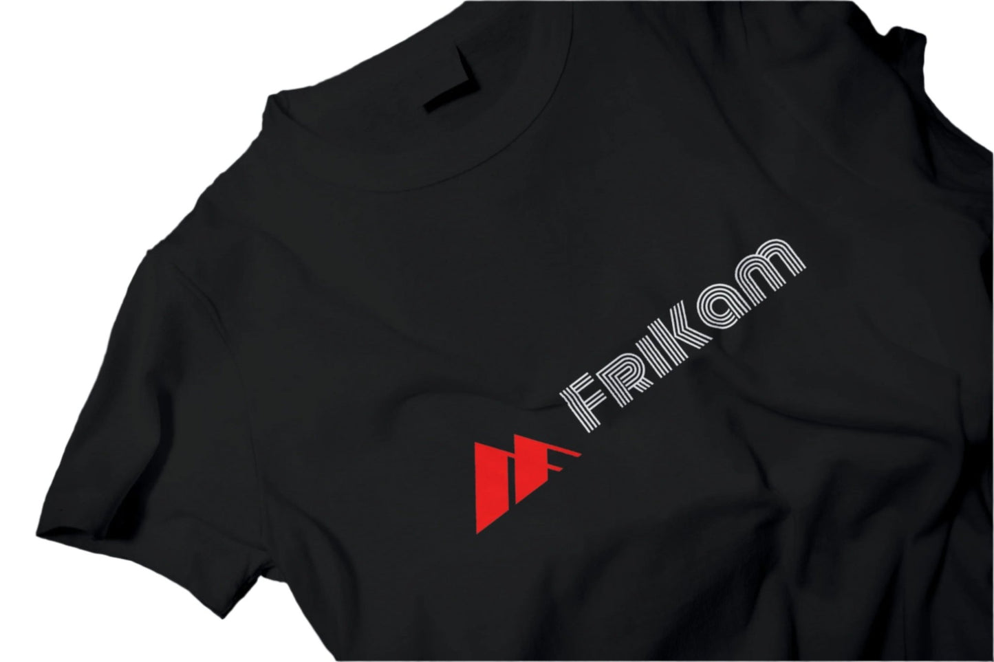 Premium Cotton T-Shirt (Black) - FriKam