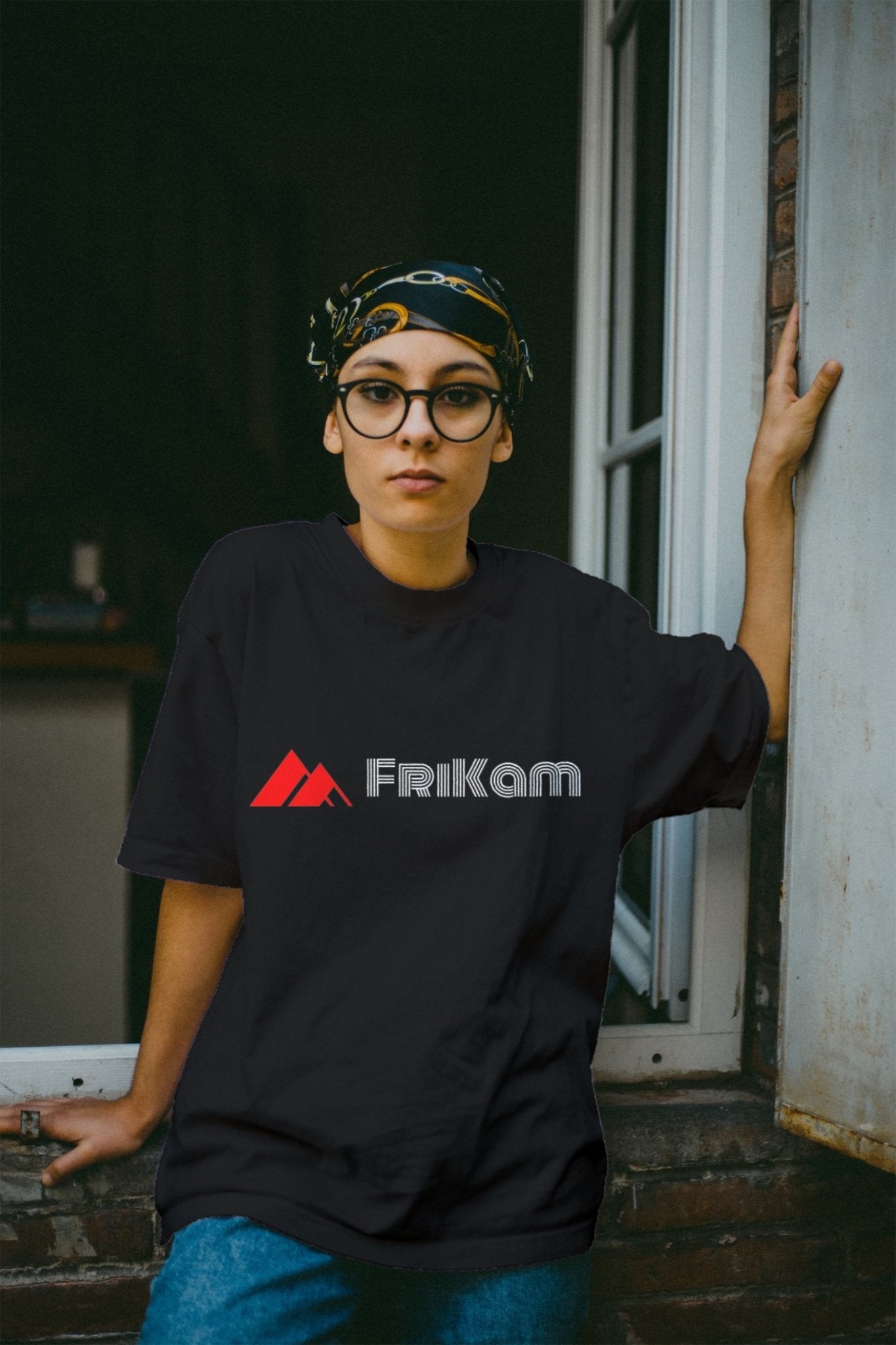 Premium Cotton T-Shirt (Black) - FriKam