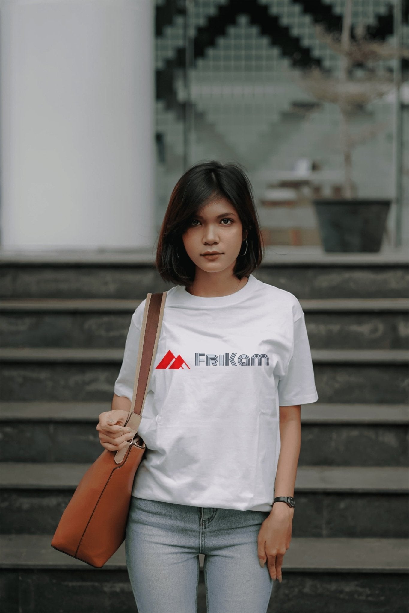 Premium Cotton T-Shirt (White) - FriKam