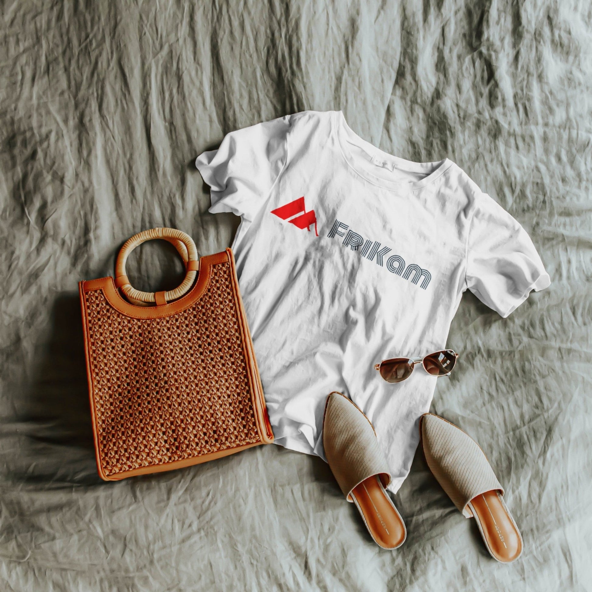 Premium Cotton T-Shirt (White) - FriKam