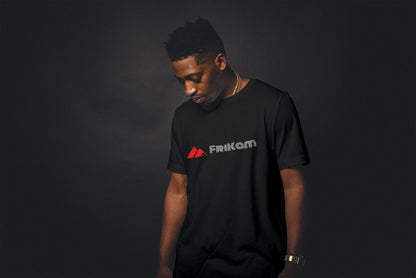 Premium Cotton T-Shirt (Black) - FriKam