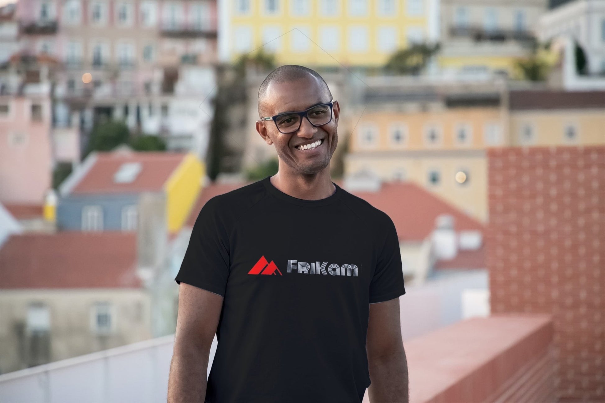 Premium Cotton T-Shirt (Black) - FriKam
