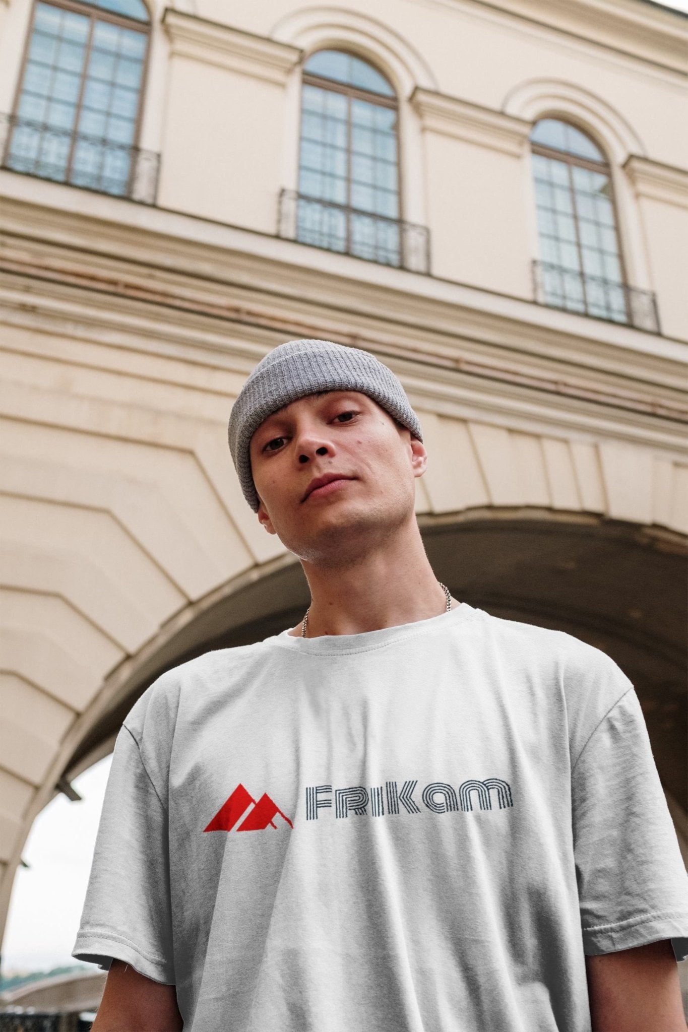 Premium Cotton T-Shirt (White) - FriKam