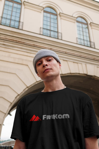 Premium Cotton T-Shirt (Black) - FriKam
