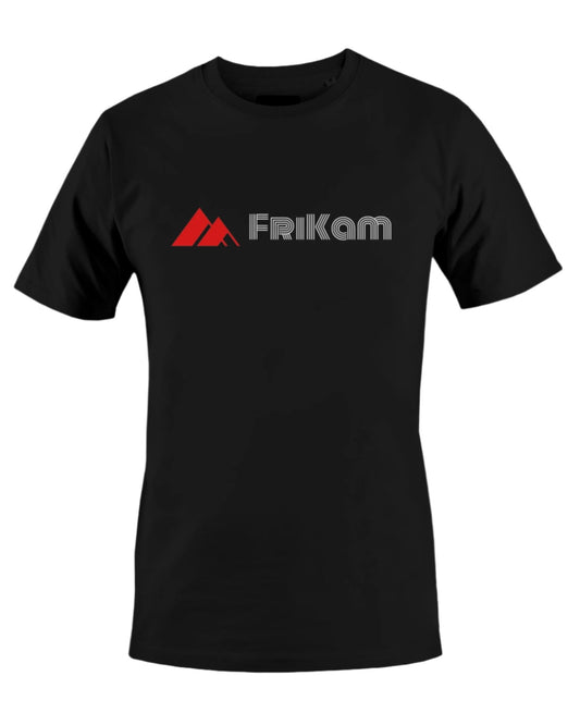 Premium Cotton T-Shirt (Black) - FriKam