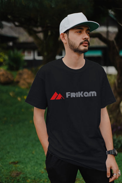 Premium Cotton T-Shirt (Black) - FriKam