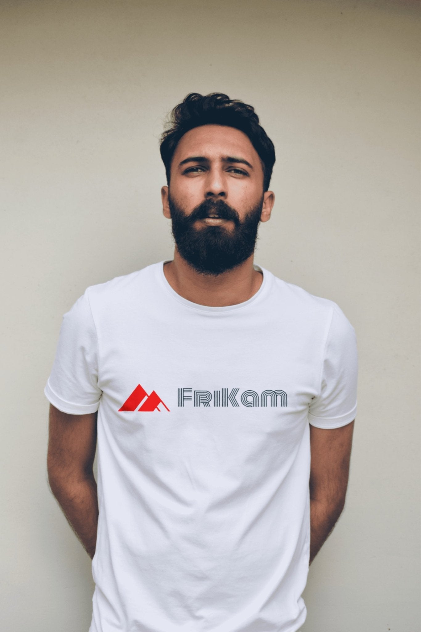 Premium Cotton T-Shirt (White) - FriKam