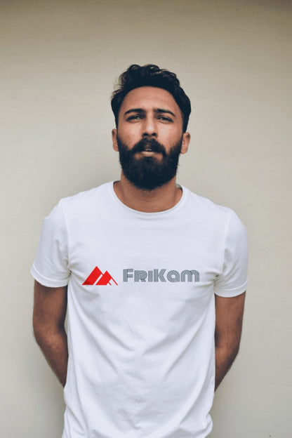 Premium Cotton T-Shirt (White) - FriKam
