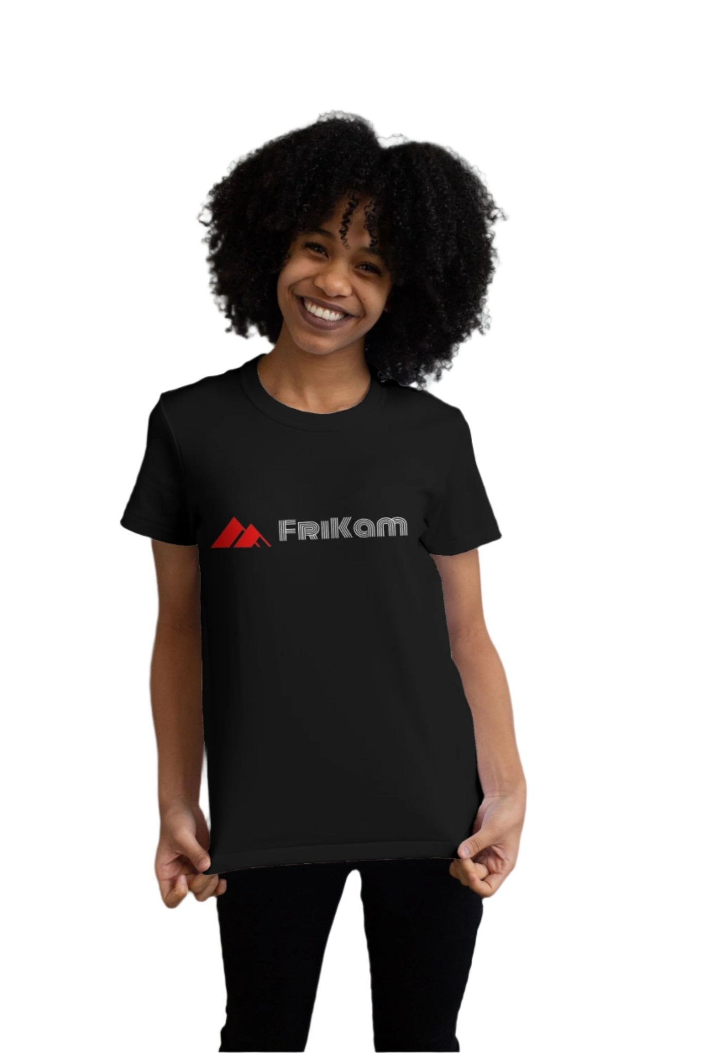 Premium Cotton T-Shirt (Black) - FriKam